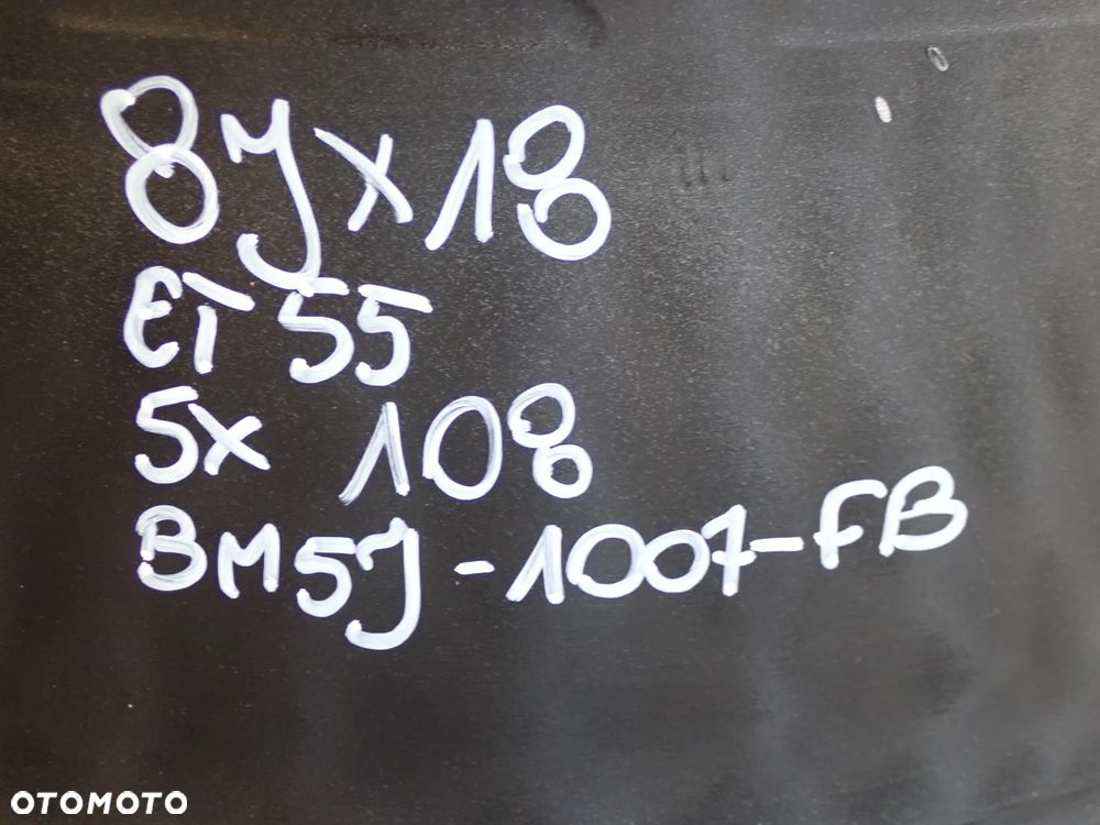 FELGI ALUMINIOWE FORD 8JX18 ET 55 5X108 BM5J-1007-FB - 8