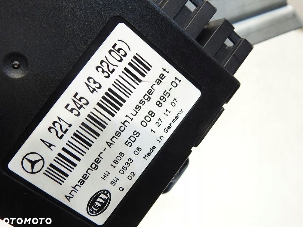 MODUŁ STEROWNIK HAKA MERCEDES W204 A2215454332 - 7