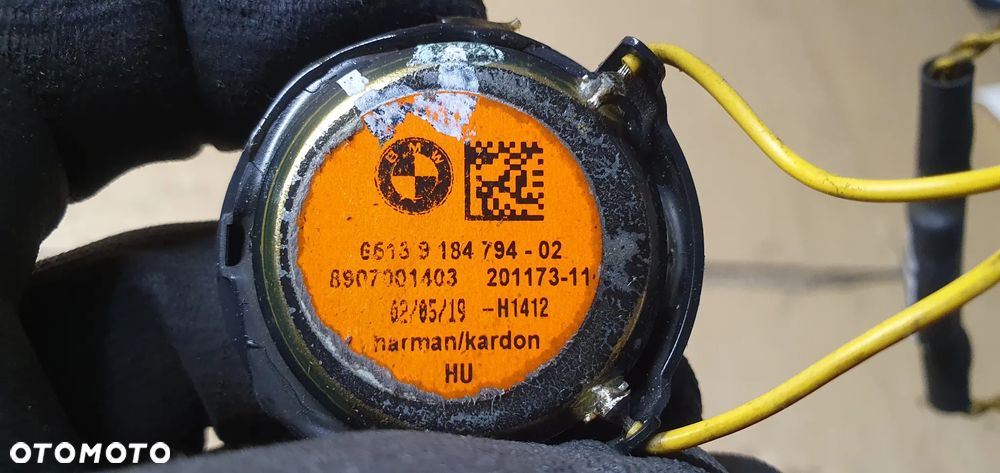 Głośnik wysokotonowy lewy tył HIFI HARMAN BMW M5 G30 F90 9184794 - 5