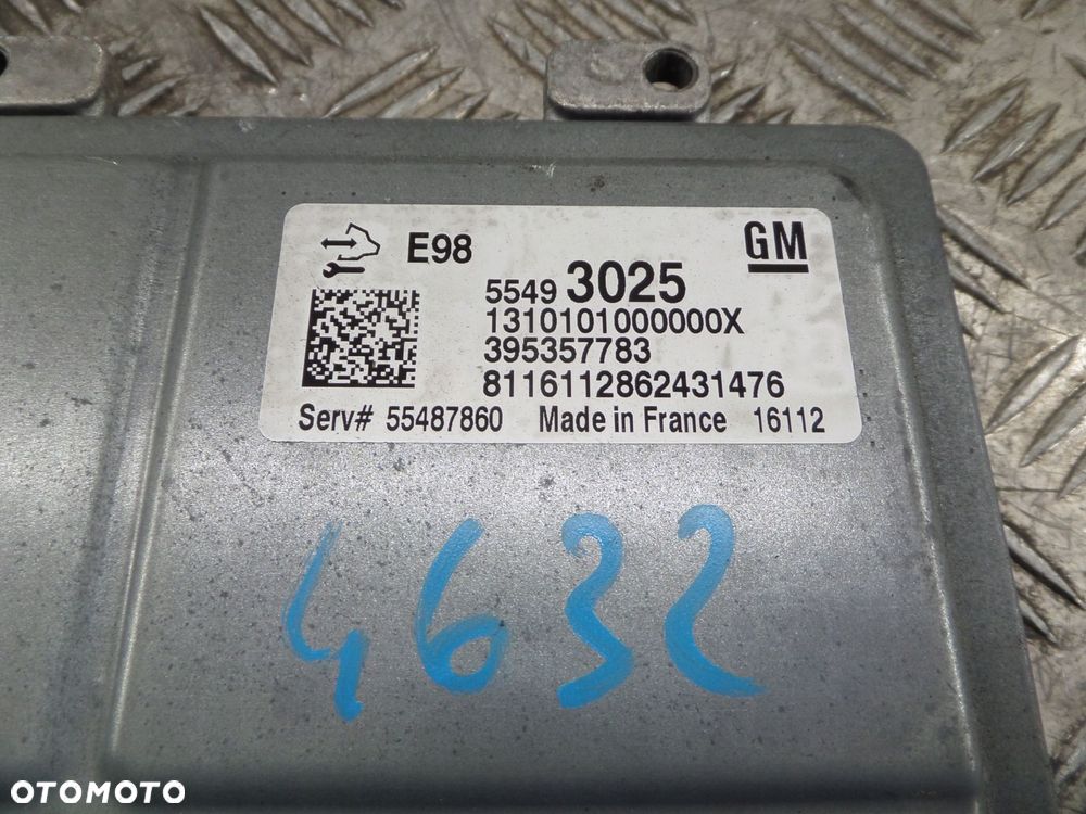 sterownik opel astra k 55493025 5549 3025 e98 - 4