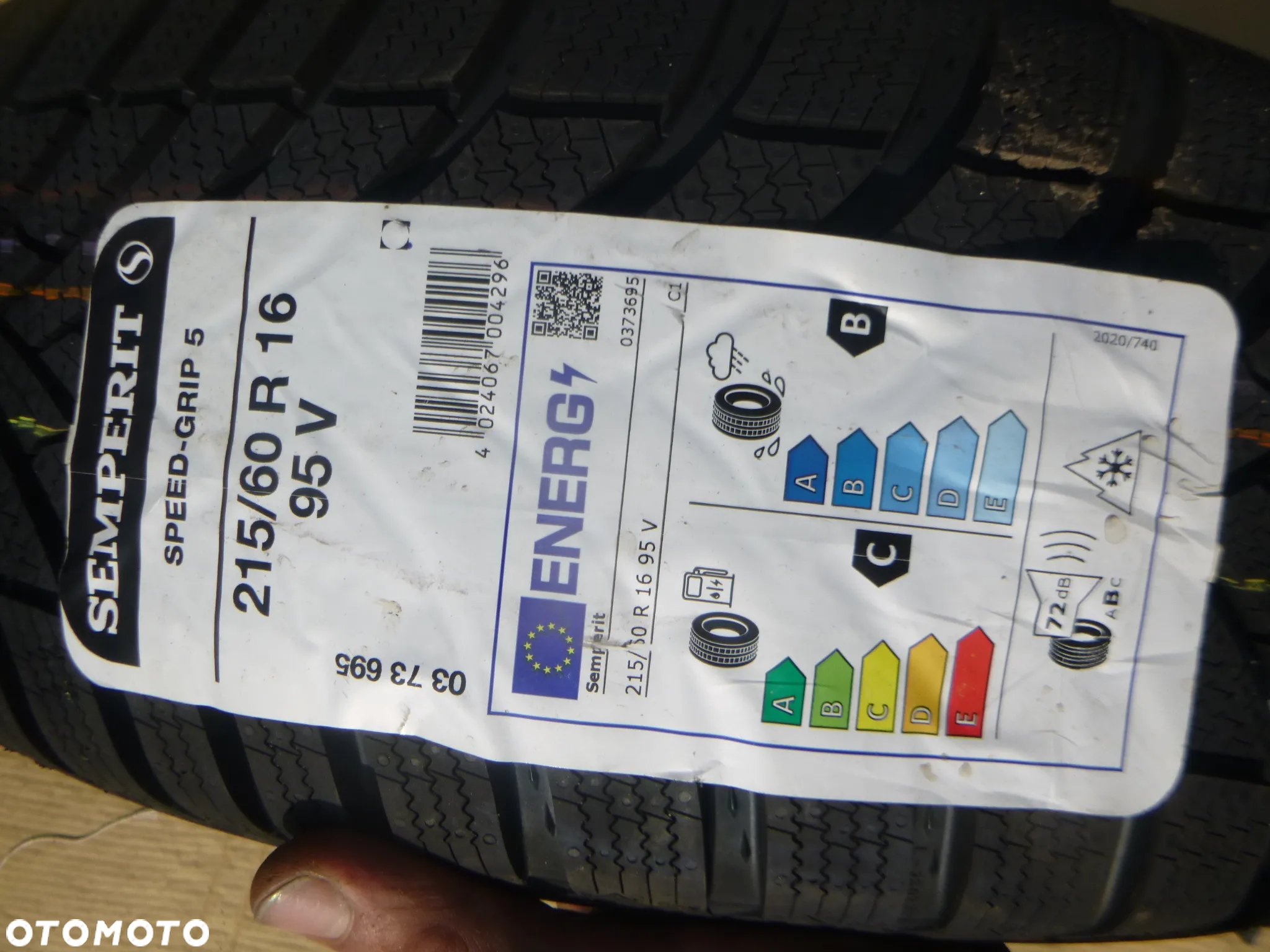 nowa opona zimowa semperit speed-grip 5 215/60 r16 95V - 2
