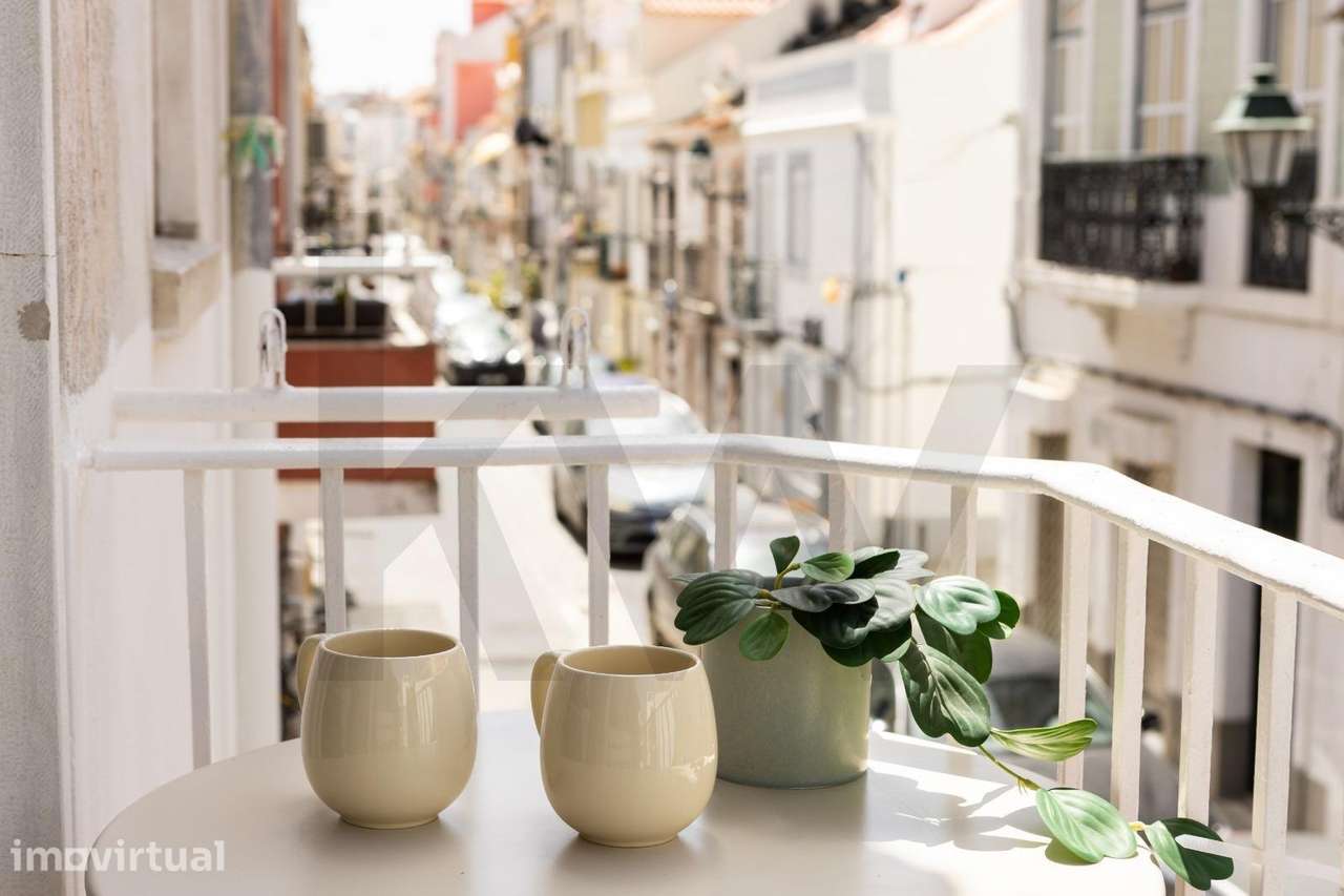 T1 renovado de raiz a 2 min. da praia — Zona Histórica do Seixal - Grande imagem: 3/19