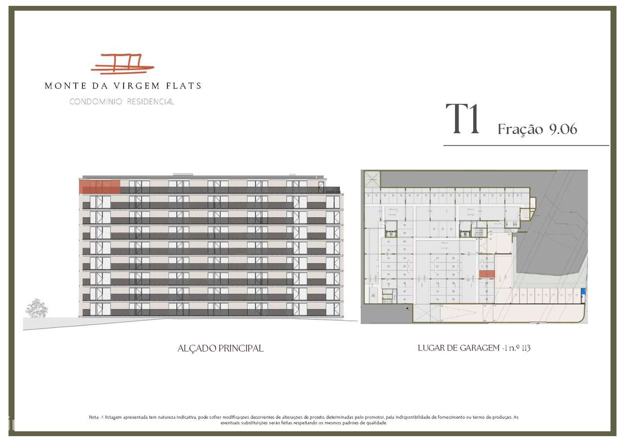 APARTAMENTO T1 COM VARANDA E GARAGEM - MONTE DA VIRGEM, V.N. DE GAIA - Grande imagem: 3/3