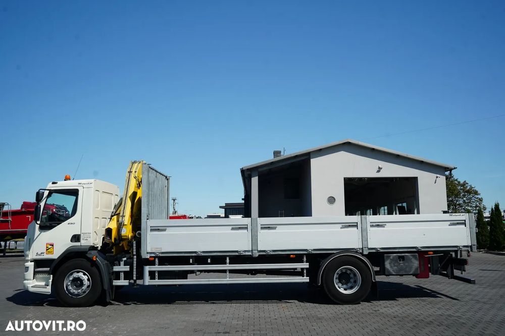 DAF LF 250 / 4X2 / LIVRARE - 7.3 + HDS HYVA HB 150X -E3 / RADIOCOMANDĂ / ROTATOARE / MAX. CAPACITATE DE RIDICARE: 5200 KG / EURO 6 - 11