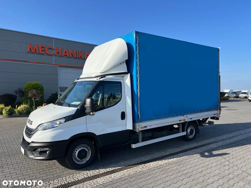 Iveco DAILY 35S18 HI-MATIC EURO 6 E PLANDEKA + WINDA 750 kg - 2