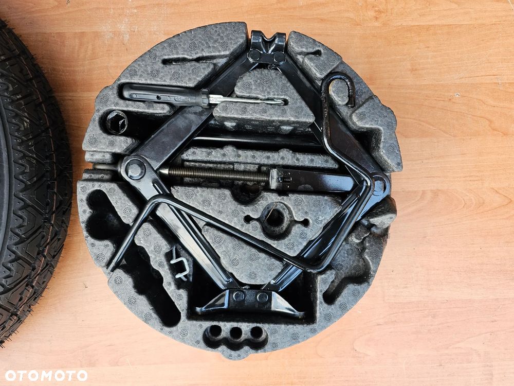 KOŁO DOJAZDOWE ZAPASOWE ZESTAW NAPRAWCZY OPEL ASTRA G H MERIVA A CORSA D 4X100 16 CALI ET37 115/70/16 - 6