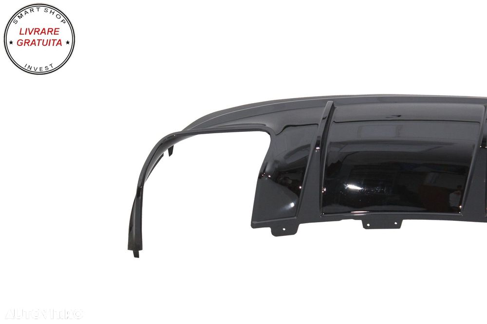 Difuzor Bara Spate cu Ornamente Evacuare Mercedes CLA X117 W117 (2013-2018) Faceli- livrare gratuita - 5