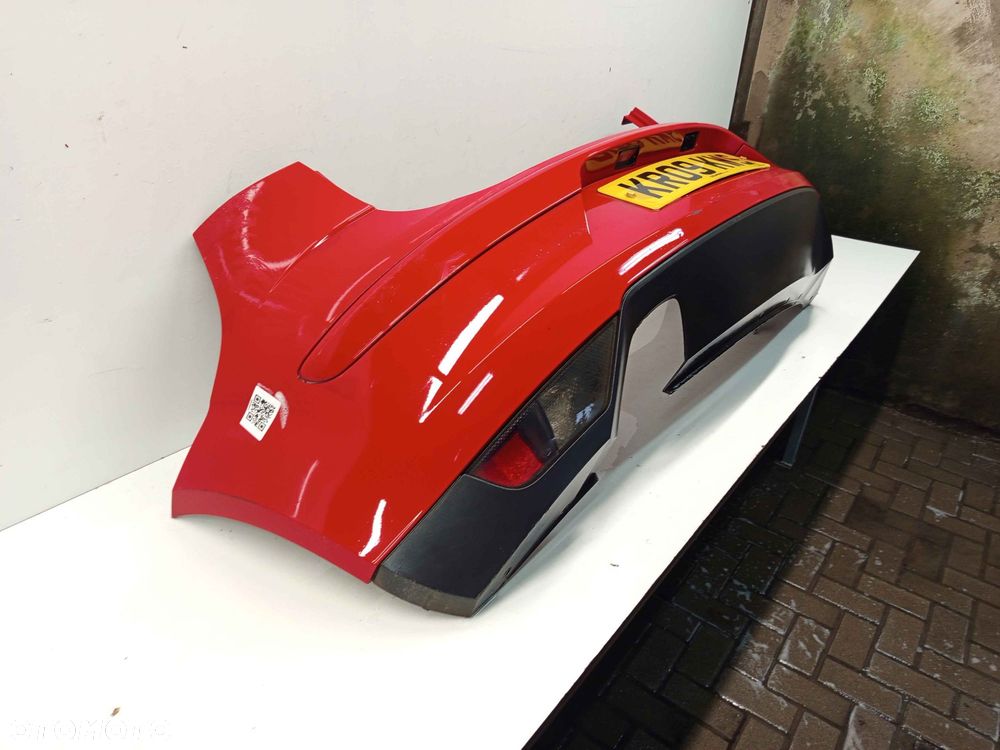 ^ ZDERZAK TYŁ TYLNY SEAT ALTEA LS3H CZERWONY - 3