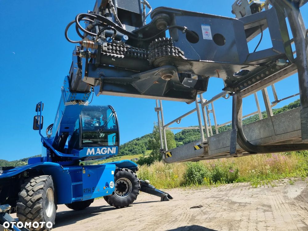 Magni RTH 5.21 Ładowarka teleskopowa 21 metrów 1361mtg Kosz (Pilot 2 funkcje) Wciągarka Bocian Łyżka Widły Jak Nowa z Salonu 2021r DEUTZ silnik z Norwegii KLIMA - 8