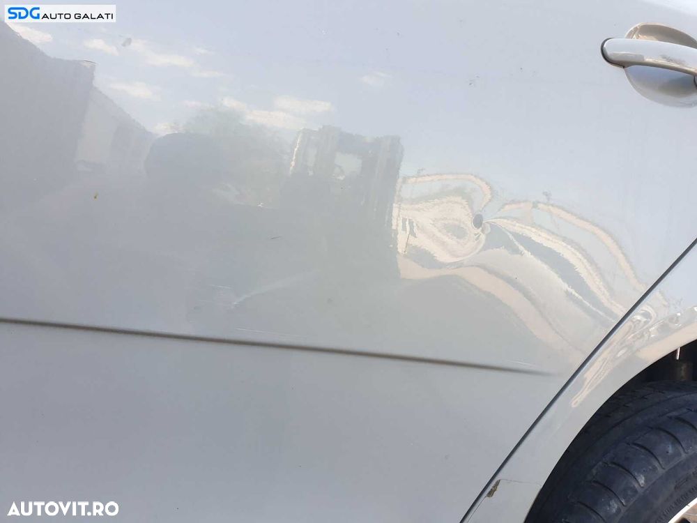 Usa Usi Portiera Portiere Stanga Spate cu Ondulatii Skoda Fabia 2 Hatchback 2007 - 2014 Culoare LF7A [1551] - 2