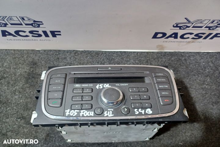 Radio cd 7M5T-18C815-BA 7M5T18C815BA Ford Focus 2 [2004 - 2008] wagon - 1