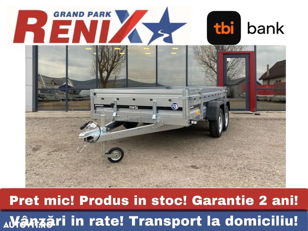 Martz Remorca auto Premium 295/150/40cm / 750kg 2 axe - 1