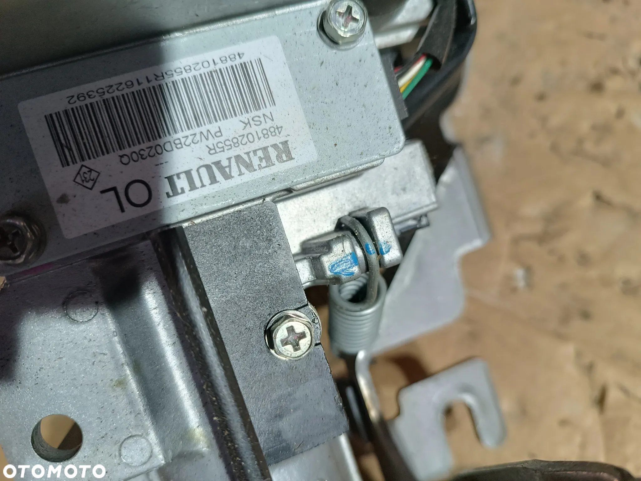 KOLUMNA KIEROWNICZA WSPOMAGANIE  488102855R RENAULT SCENIC III - 6