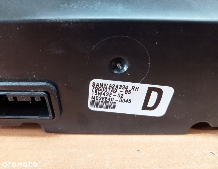 PANEL STEROWANIA NAWIEWU CIVIC IX 9 79600TA9-B5 - 2