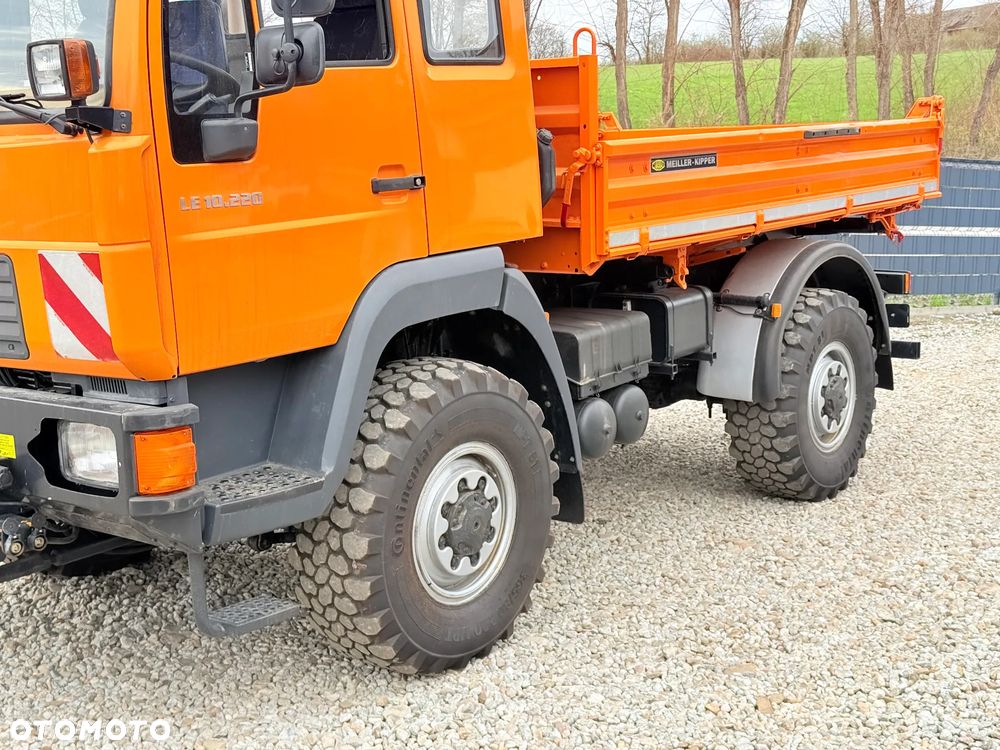 MAN * MAN 10-220 * Pług * Kiper Wywrotka Meiller * 4x4 * Zimowe Utrzymanie * Unimog * - 5