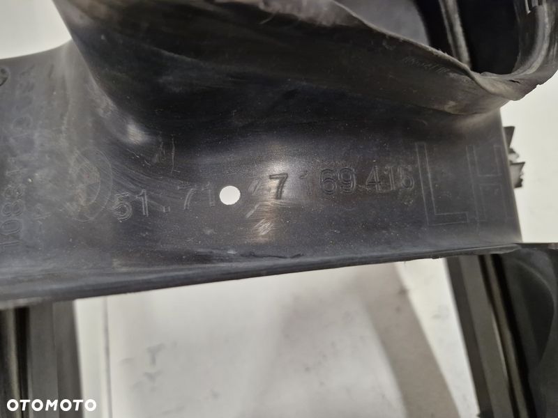 bmw x5 e70 4.4 b kierownica powietrza obudowa chłodnicy lewa 7586546 7169415 - 3