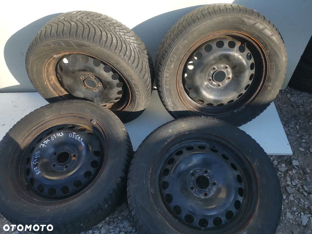 FELGI STALOWE R17 FORD VOLVO CITROEN PEUGEOT  5X108 ET52,5 7Jx Otwór 63,3 mm 63,4mm 65,1 mm - 1