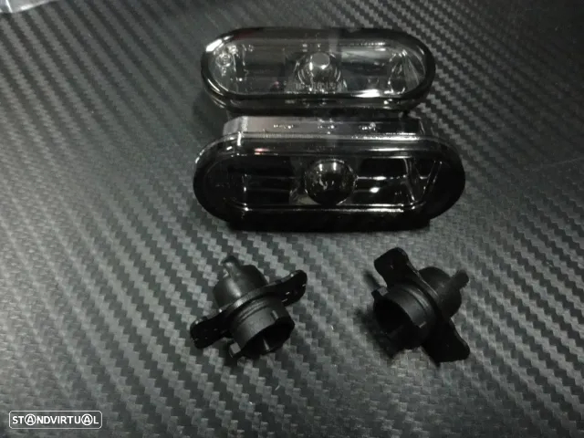 Piscas laterais + lâmpadas cromadas para Seat Ibiza 6K, 6L, 6J, Toledo, Arosa, Leon 1M, Leon 1p, Alhambra, Cordoba, Variant, Vario, Exeo, Inca, Altea, Altea XL fundo smoke ou em cristal - 9