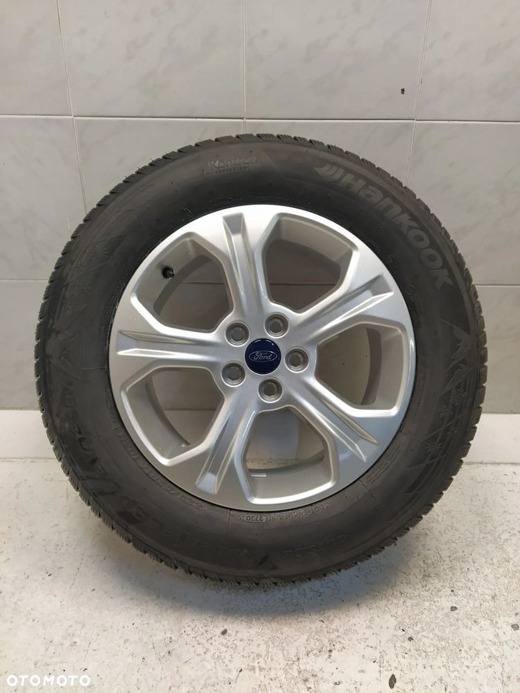 FORD C-MAX FOCUS KUGA MONDEO 7Jx17 ORYGINALNE FELGI ALUMINIOWE R17 ET50 5X108 OPONY HANKOOK 225/65 KOŁA ZIMA BIEŻNIK 8.81mm DEKIELKI FORD - 3