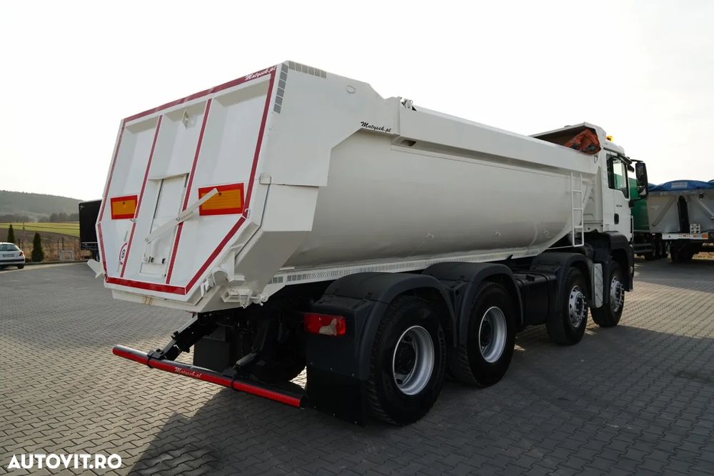 MAN TGS 35.440 / 8X4 / BASCULĂ SPATE / CLAPETĂ HIDRAULICĂ / MANUALĂ / EURO 5 - 10