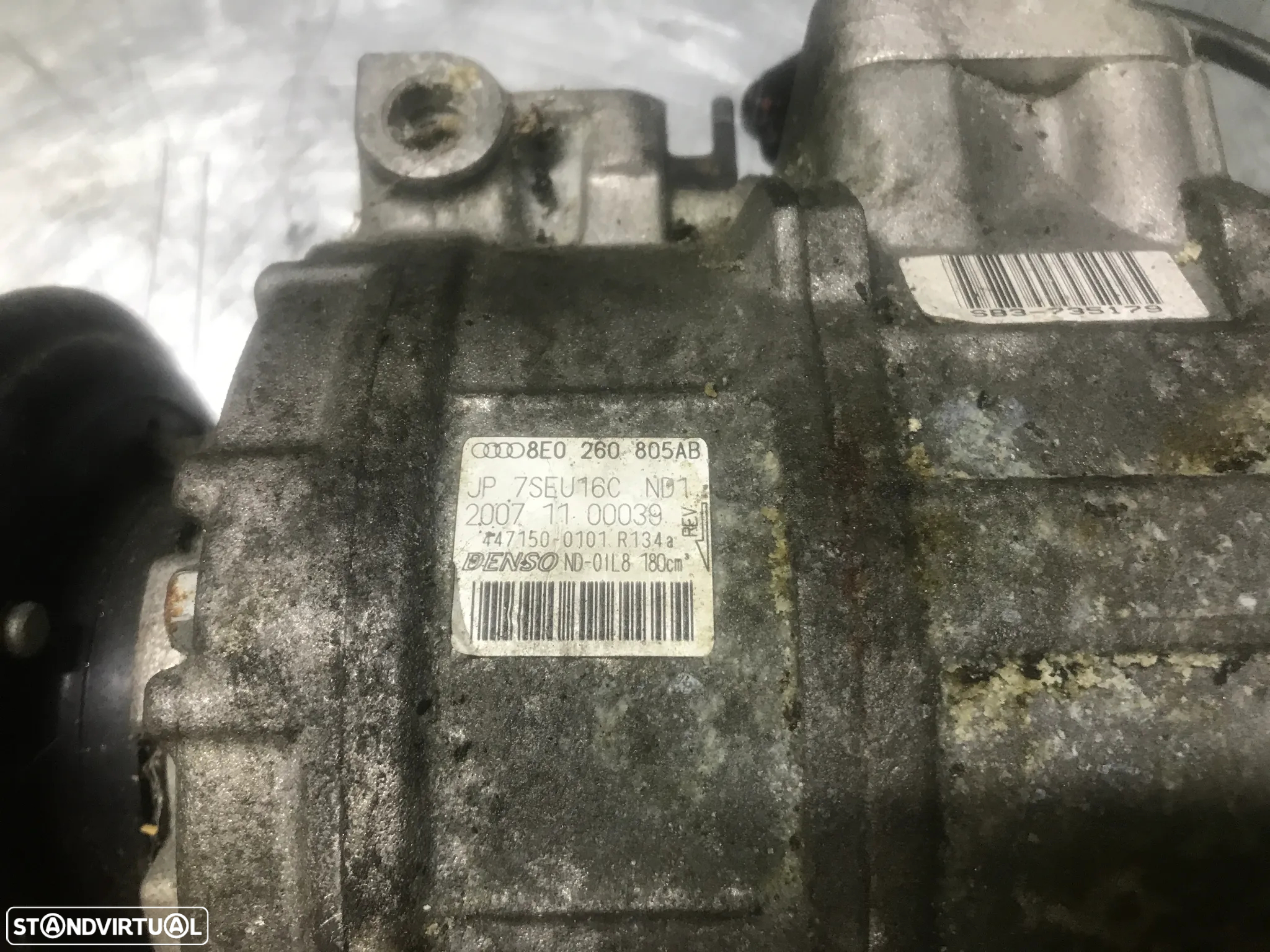 COMPRESSOR DO AC AUDI A4 B6 01-04 8E0260805AB 447150-0101 - 2