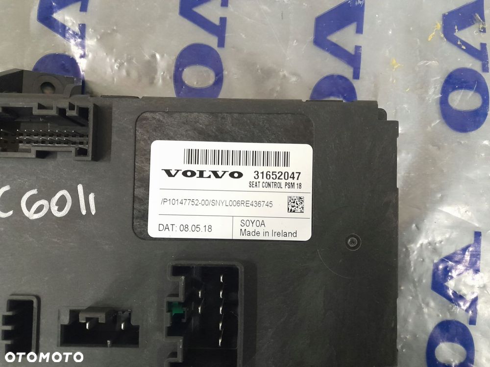 moduł fotela 31652047 volvo xc60 ii 2018r - 2