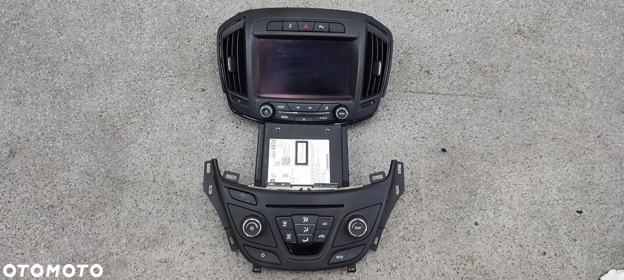 OPEL INSIGNIA PANEL KLIMATYZACJI 26202384 - 1
