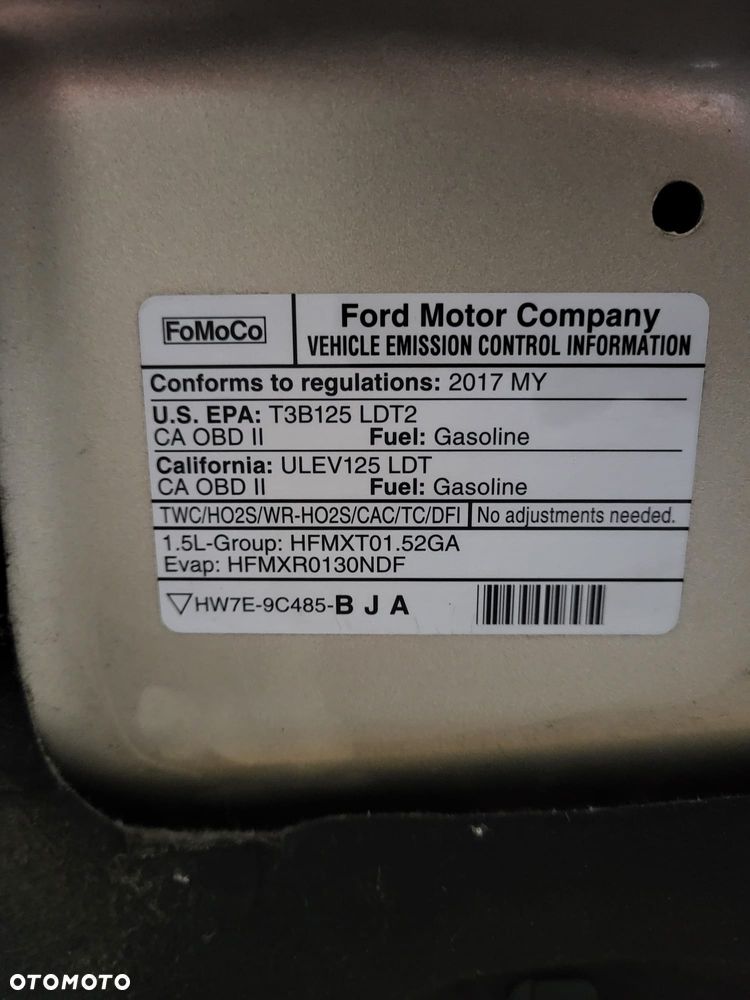 Ford escape mk3 2017rok drzwi lewe przod lewe tyl kompletne - 6