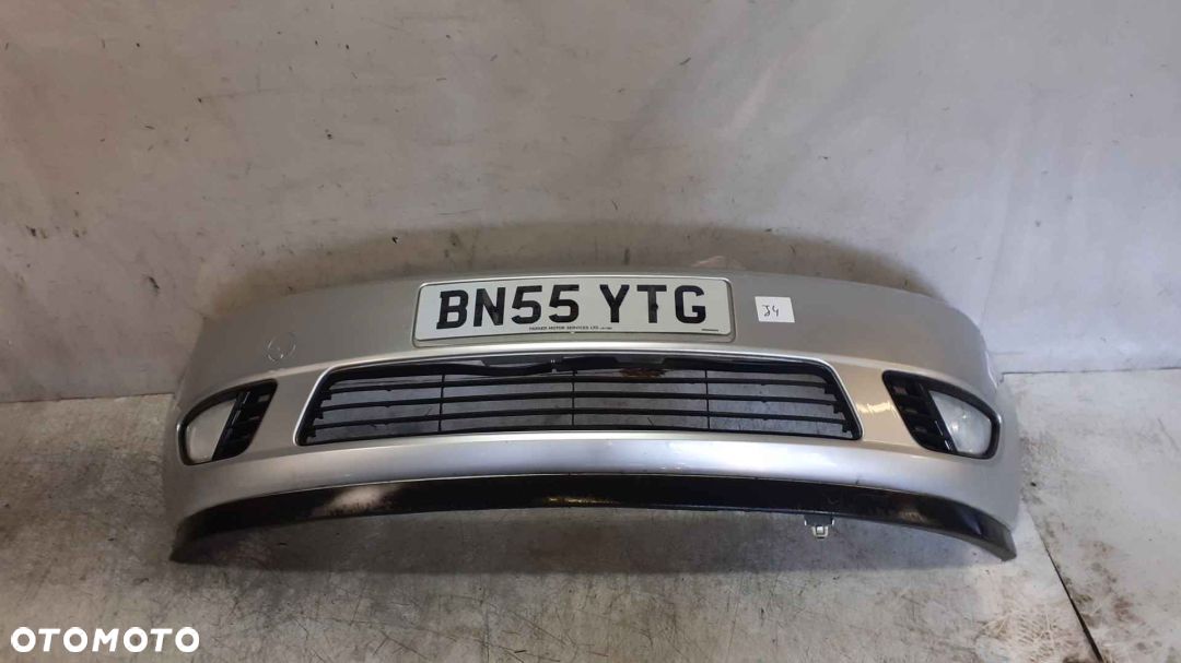 ) ZDERZAK PRZÓD PRZEDNI DO FORD FIESTA MK6 VI 62 SREBRNY HALOGENY - 1