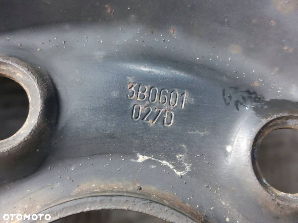 KOŁO FELGA OPONA ZAPAS 5X112 6Jx15 195/65R15 AUDI VW SKODA 3B0601027D - 2