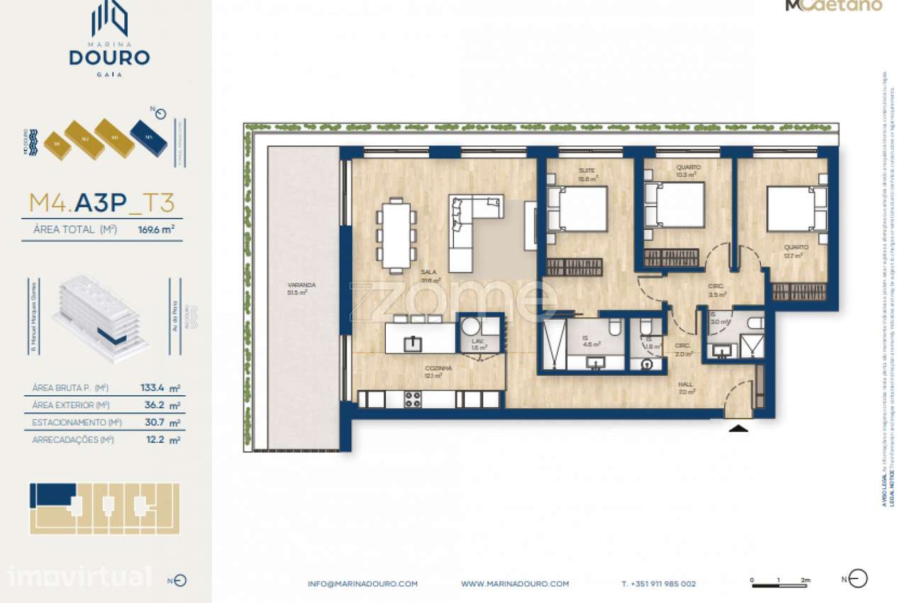 T3 - Empreendimento Marina Douro 4 - Grande imagem: 2/24