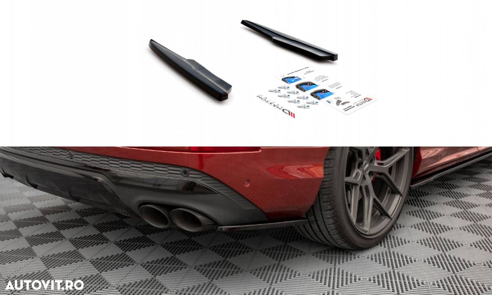 Prelungiri Laterale Bara Spate compatibile cu Audi Q7 4M S-Line Maxton Design - 1