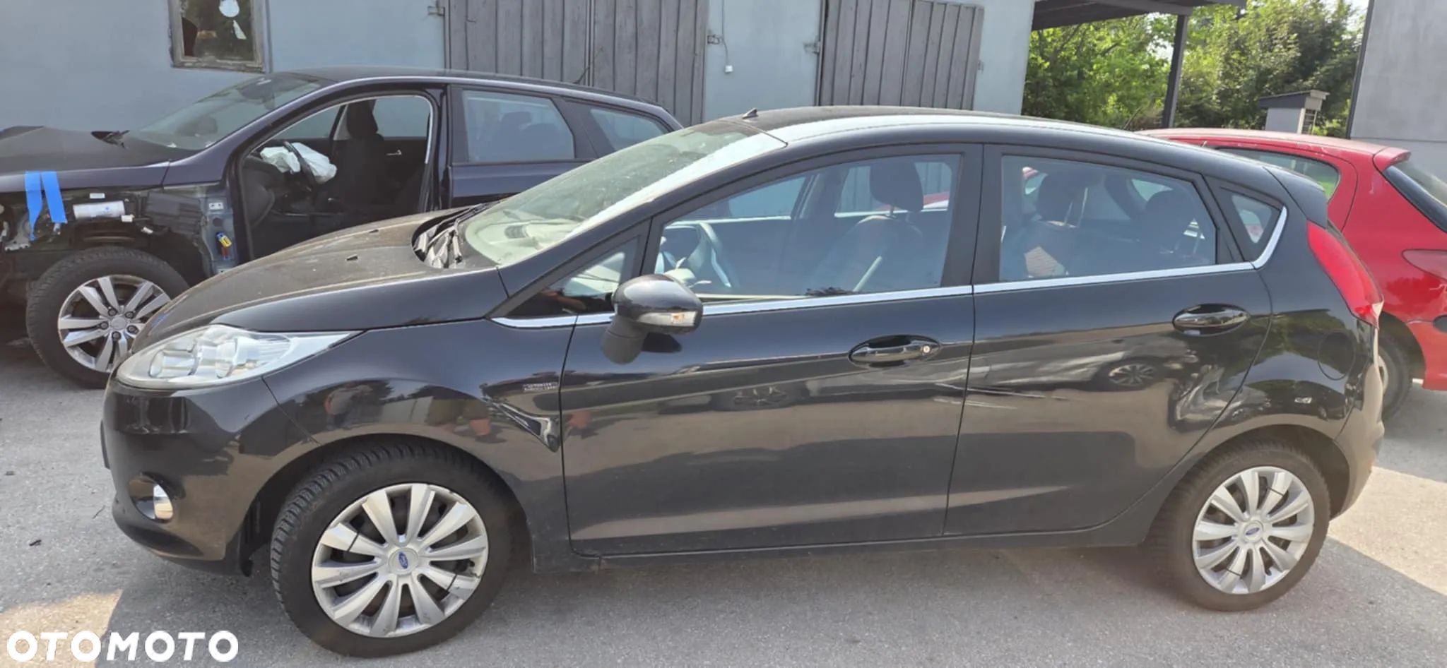 FORD FIESTA MK7 D9 drzwi lewy tył komplet - 1