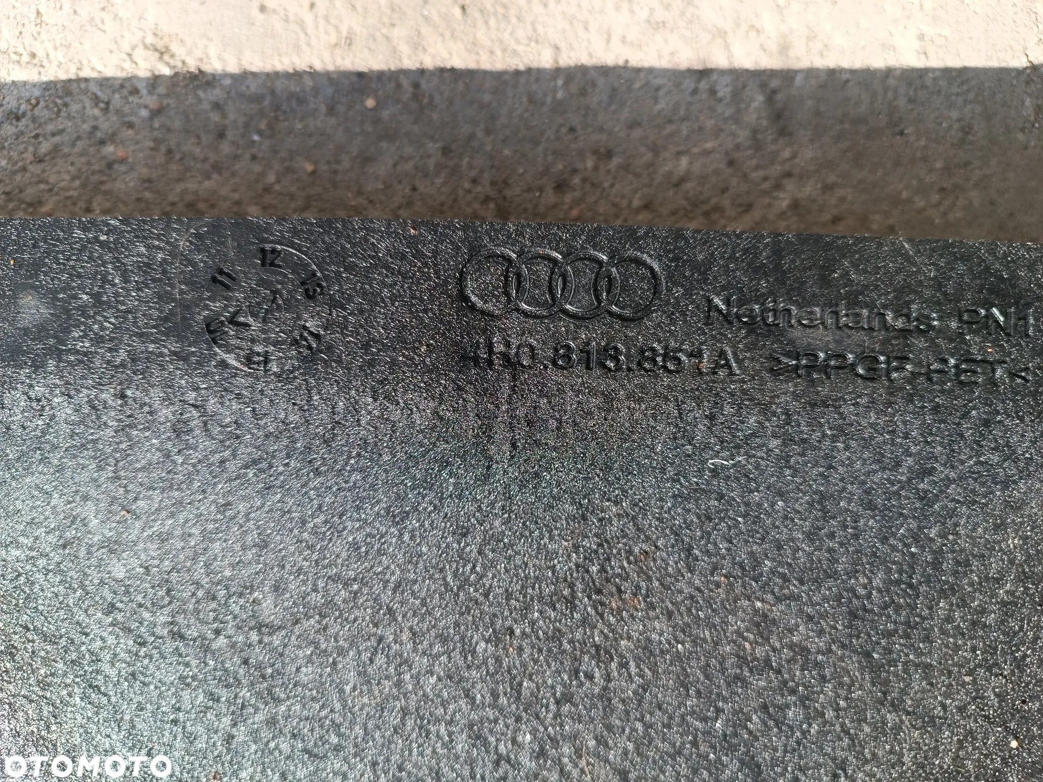 4H0813851A OSŁONA PODWOZIA DŹWIĘKOCHŁONNA AUDI A8 - 2