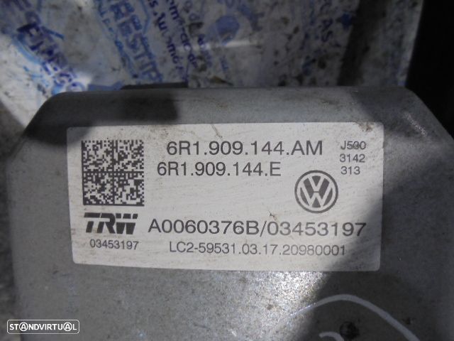 Coluna Direção/Motor Direção 6R1909144AM  6R1909144E AUDI A1 SPORTBACK 8X FASE 2  2017 1.6TDI 115CV 5P PRETO - 2