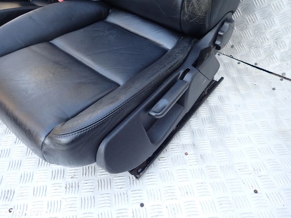 FOTELE SIEDZENIA KOMPLET PRZÓD TYŁ SKÓRA  AUDI A4 B6 - 8