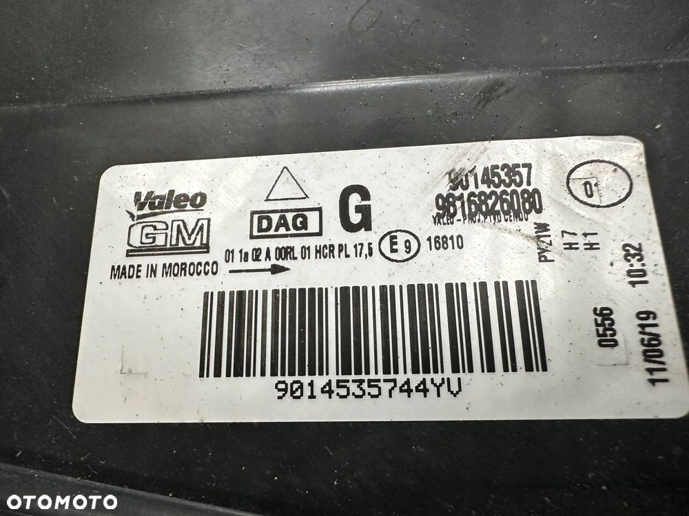 LAMPA PRZEDNIA LEWA OPEL COMBO E 2020- 9816826080 - 8
