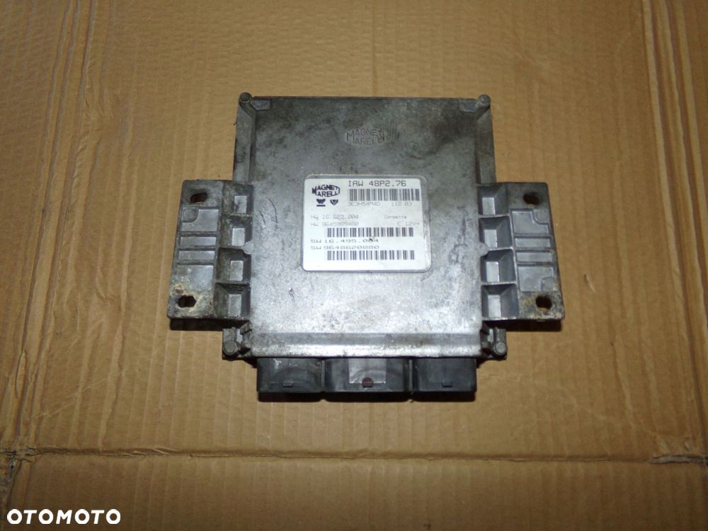 sterownik silnika 9648620880 peugeot 206 1.4 b - 1