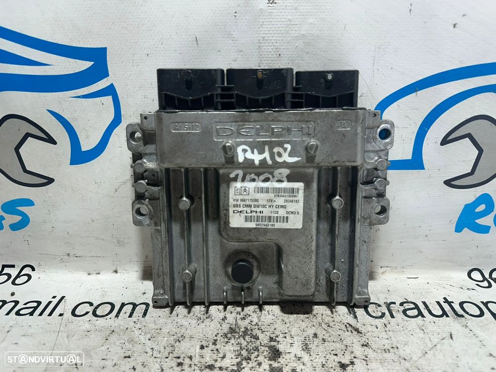 .Centralina Motor Original Motor Delphi PSA Peugeot Citroen 9667175380 9802943180 28346183 - 2