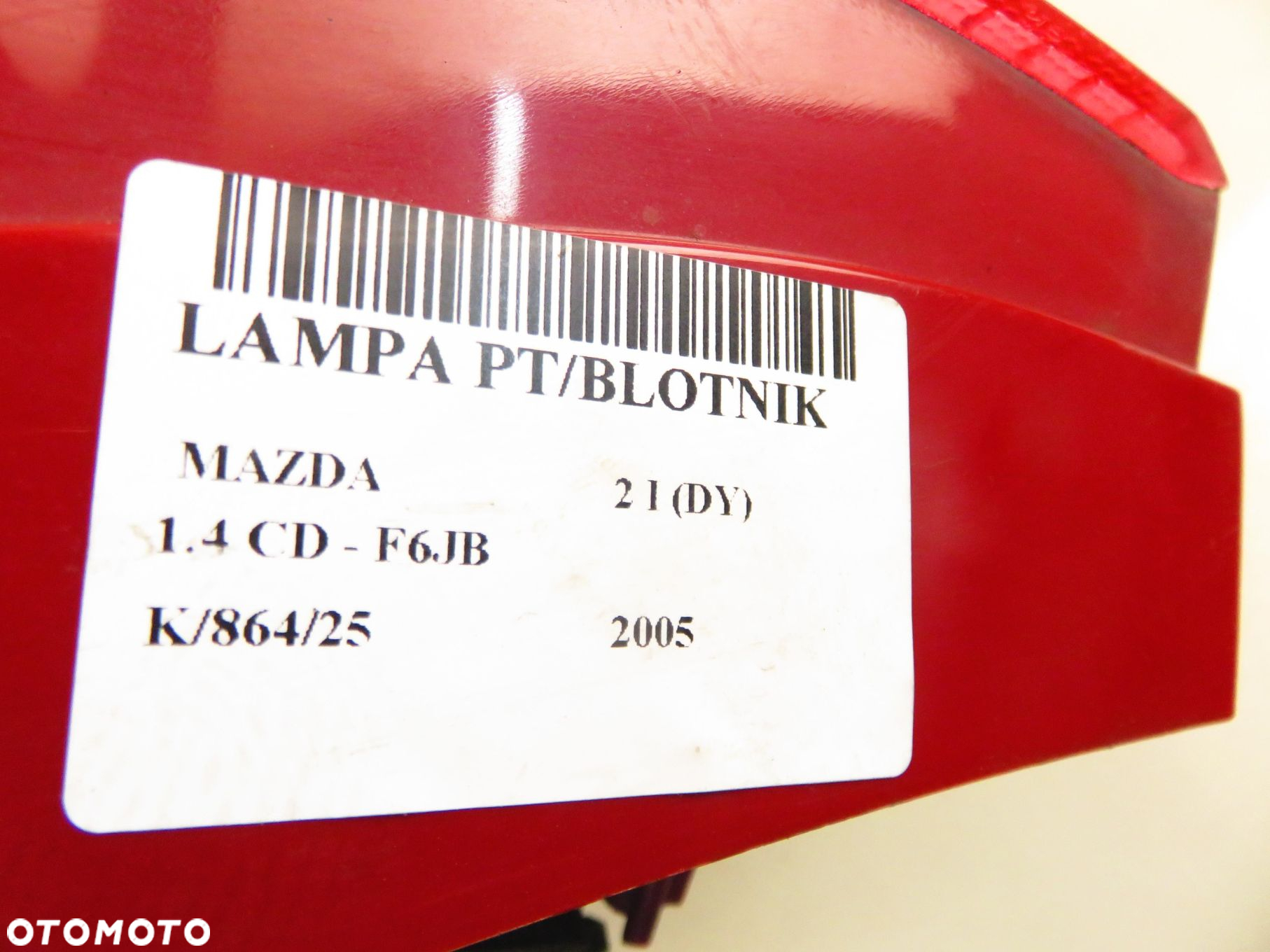 LAMPA PRAWA TYLNA MAZDA 2 I (DY) 3M7113404AN 964846 - 2