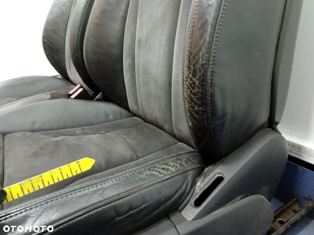 AUDI Q7 I 4L FOTELE KANAPA KOMPLET 3 RZĘDY 7 OSÓB S-LINE PÓŁSKÓRY - 5