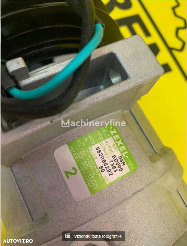 Compresor clima HITACHI (582066292) pentru excavator HITACHI ZX250LCN nou - 5