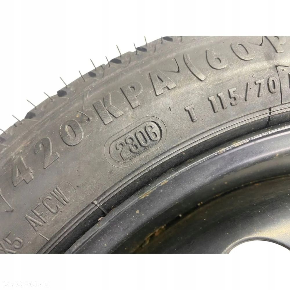 KOŁO DOJAZDOWE OPEL VECTRA C SIGNUM ASTRA H 115/70R16 5X110 2160132 - 12