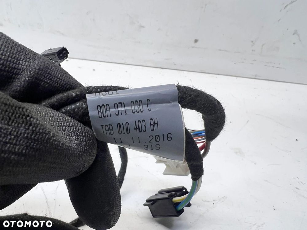 WIĄZKA DRZWI PRAWY PRZÓD AUDI Q5 FY 80A971030C - 6