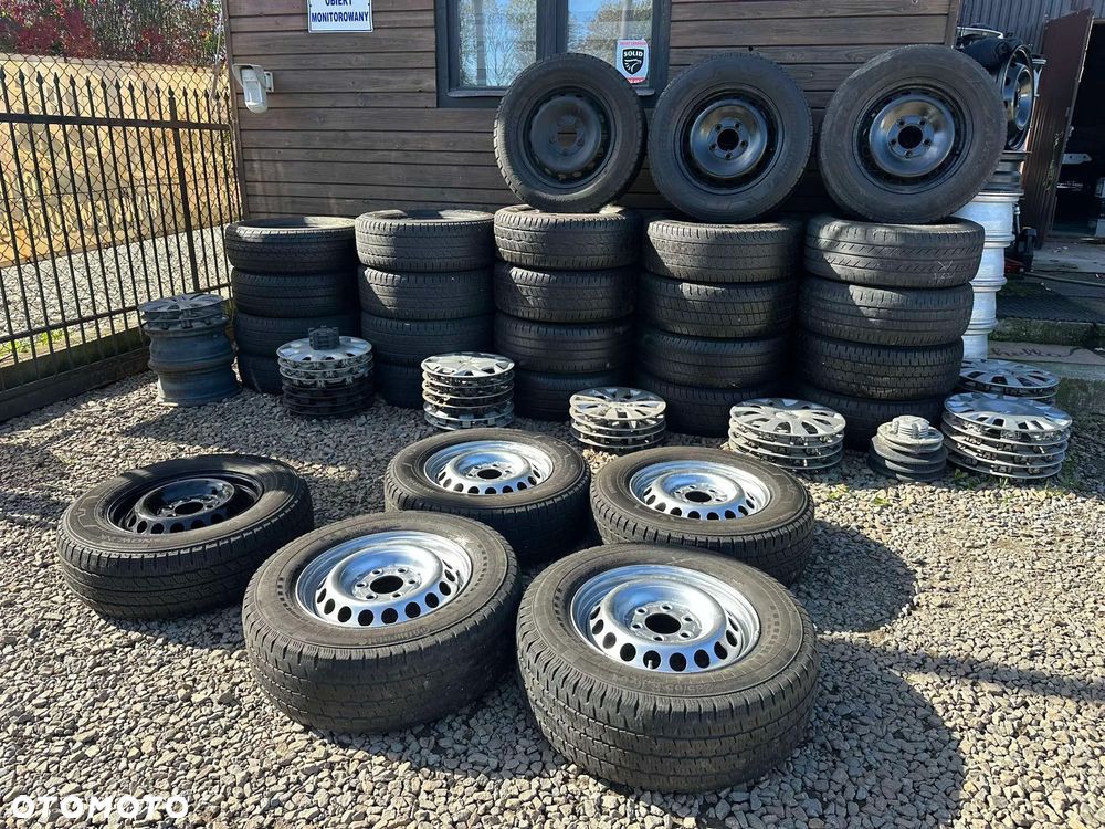 FELGI Stalowe 16 Iveco Daily Sprinter Crafter 235/65/16C 225/65/16C Zima Iveco Daily jak NOWE ! - 3