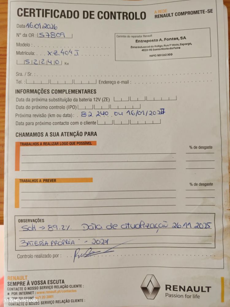 Renault Zoe (c/ Bateria) 41 kwh Intens - 17