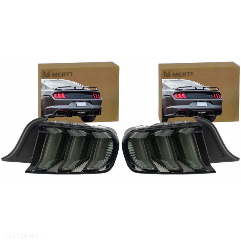 FORD Mustang VI 6 2015-2023 Lampy TYŁ Full Led Europa FR3Z-13405-A KOMPLET - 1
