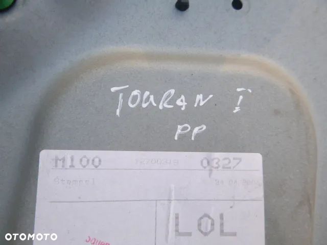 PODNOŚNIK SZYBY PRAWY PRZÓD PRAWY PRZEDNI VOLKSWAGEN TOURAN I 03-10 - 7