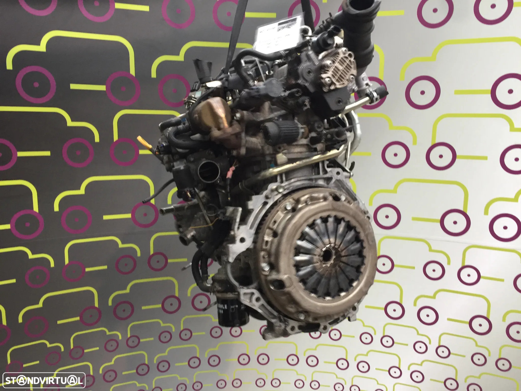 Motor Toyota Auris 1.4 D4D 75cv de 2008 - Ref. 1ND  -  NO. 20160 - 3