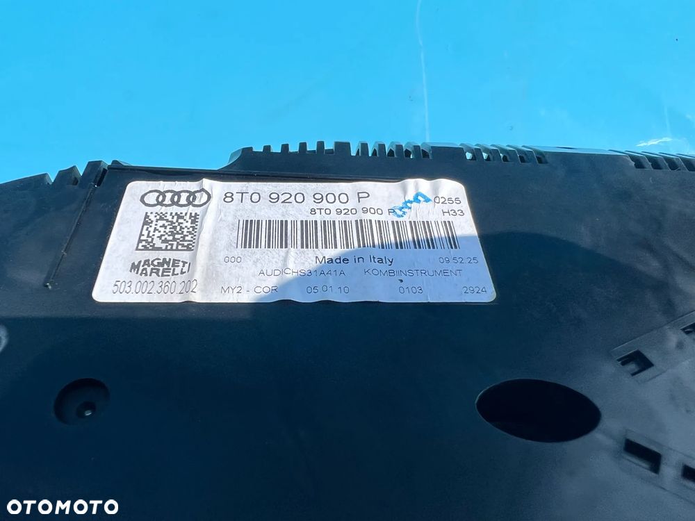 LICZNIK ZEGARY AUDI A5 8T 8T0920900P - 3
